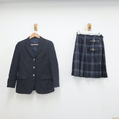 【中古】神奈川県 相原高等学校 女子制服 2点（ブレザー・スカート）sf022042