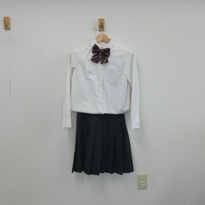 【中古】山形県 南陽高等学校 女子制服 4点（ブレザー・シャツ・スカート）sf022044