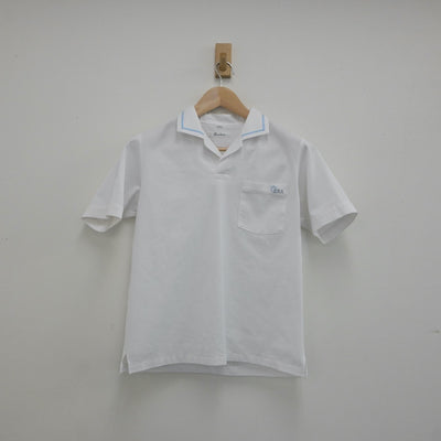 【中古】広島県 江波中学校 女子制服 2点（シャツ・スカート）sf022046