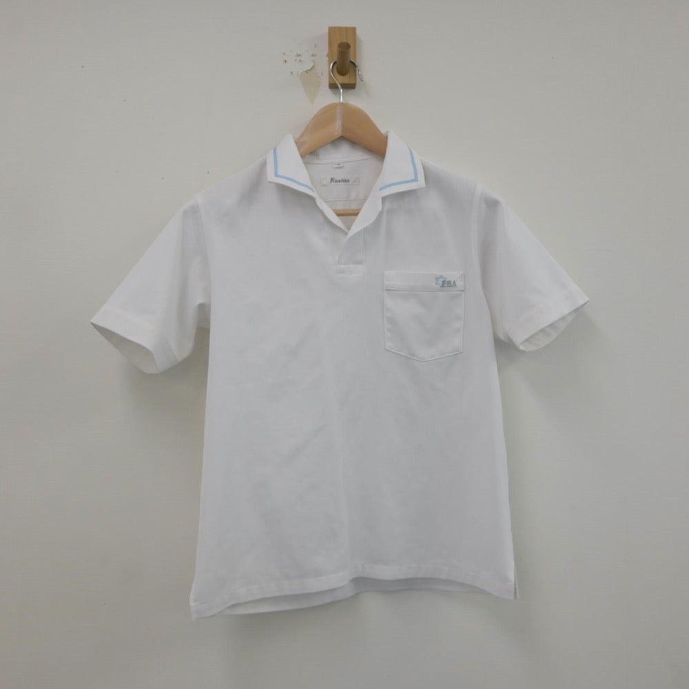 【中古】広島県 江波中学校 女子制服 2点（シャツ・シャツ）sf022047