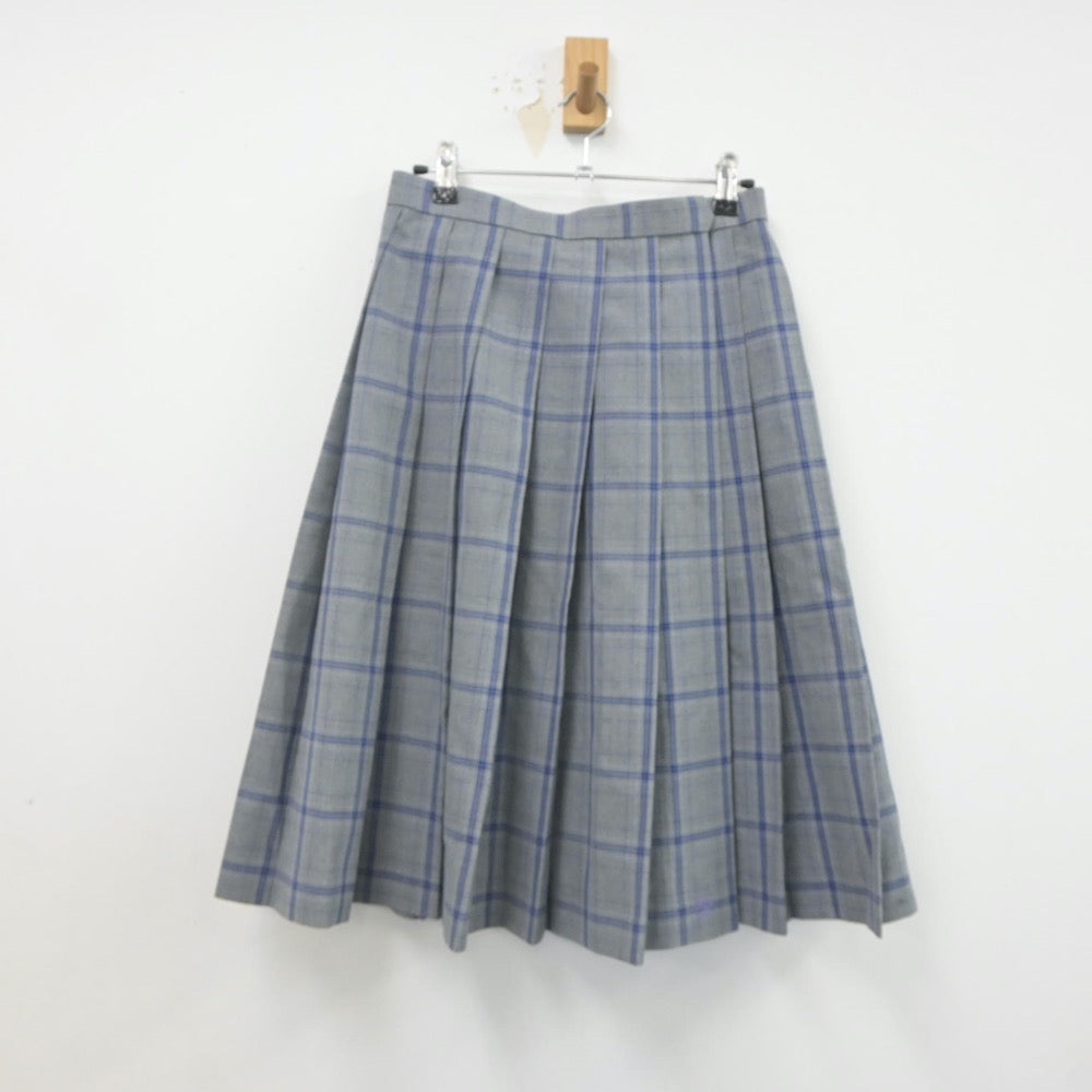 【中古】兵庫県 尼崎双星高等学校 女子制服 2点（ニットベスト・スカート）sf022052