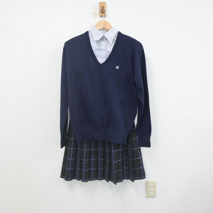 【中古制服】東京都 かえつ有明中学校 女子制服 5点（ブレザー・ニット・シャツ・スカート）sf022056【リサイクル学生服】 | 中古制服通販パレイド