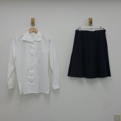 【中古】神奈川県 横浜女学院中学校 女子制服 6点（ブレザー・シャツ・スカート）sf022068