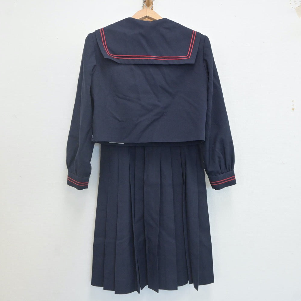 【中古】熊本県 東野中学校 女子制服 2点（セーラー服・ジャンパースカート）sf022080