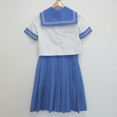 【中古】熊本県 東野中学校 女子制服 3点（セーラー服・スカート）sf022082