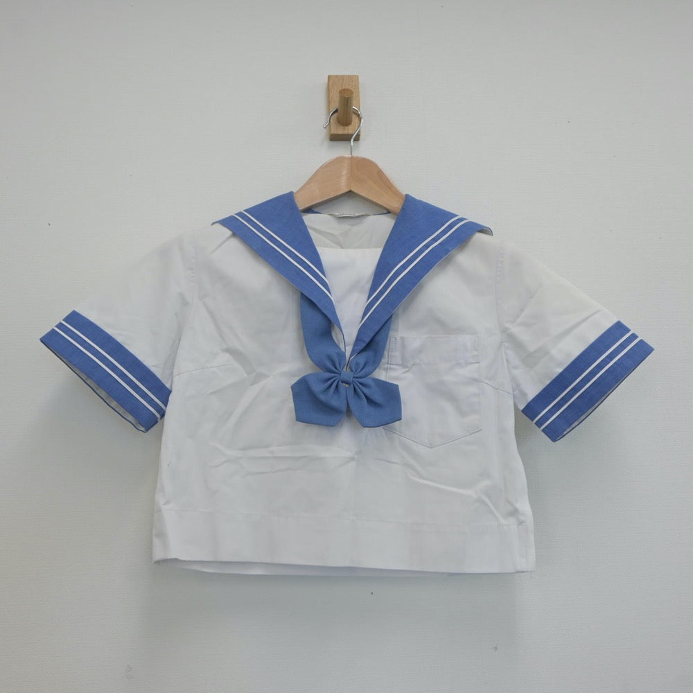 【中古】熊本県 東野中学校 女子制服 3点（セーラー服・スカート）sf022082