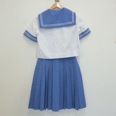 【中古】熊本県 東野中学校 女子制服 3点（セーラー服・スカート）sf022083