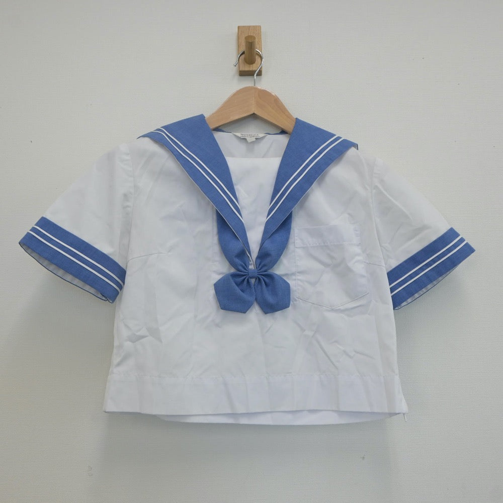 【中古】熊本県 東野中学校 女子制服 3点（セーラー服・スカート）sf022083