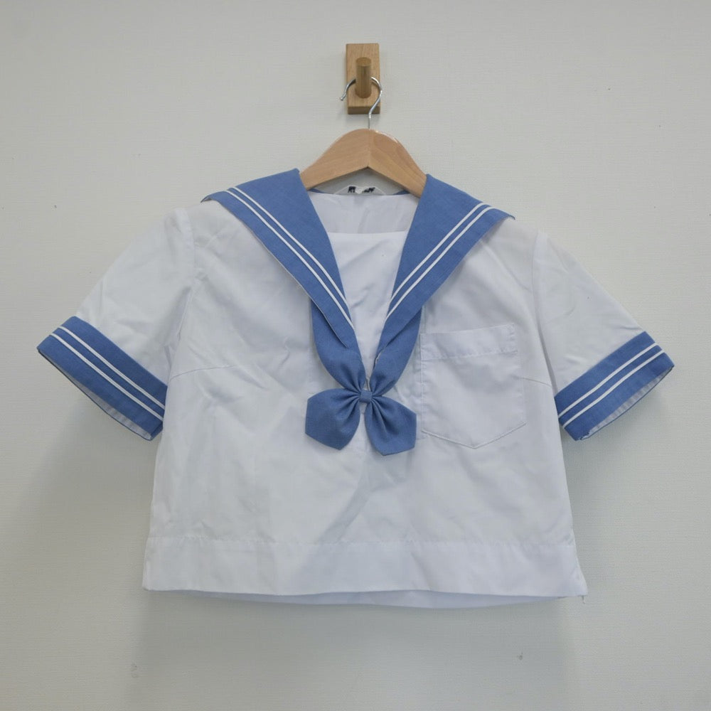 【中古】熊本県 東野中学校 女子制服 3点（セーラー服・スカート）sf022084