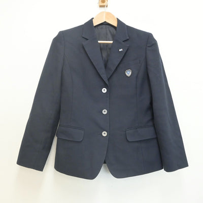 【中古】広島県 熊野高等学校 女子制服 3点（ブレザー・スカート）sf022085