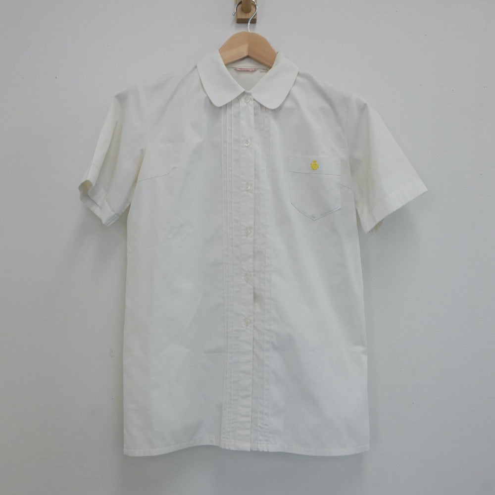 【中古】兵庫県 御影高等学校 女子制服 3点（シャツ・スカート）sf022096