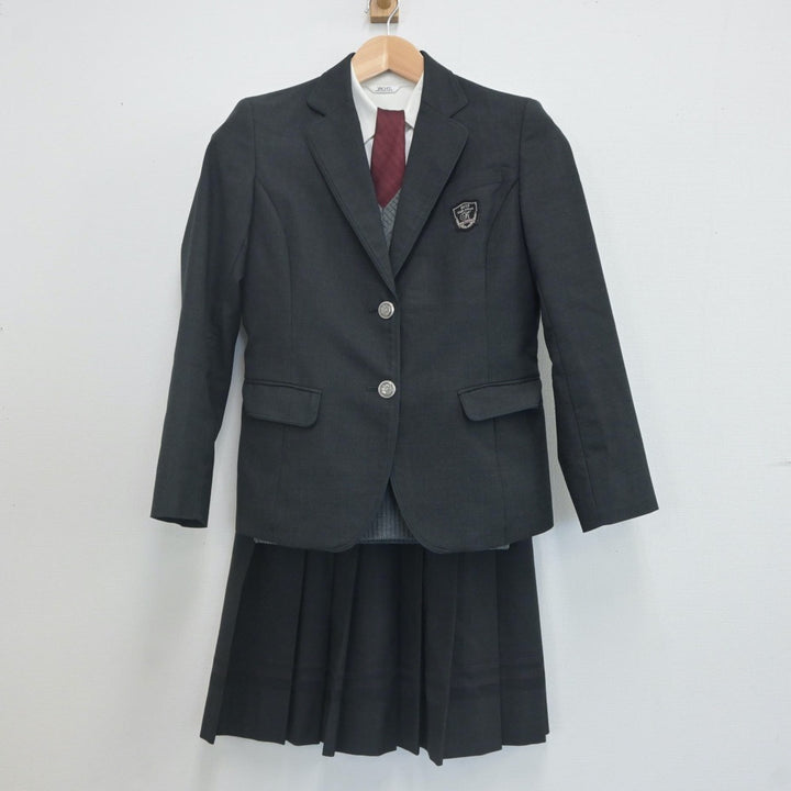 【中古制服】広島県 広島工業大学高等学校 女子制服 5点（ブレザー・シャツ・ニット・スカート）sf022106【リサイクル学生服】 | 中古制服 通販パレイド