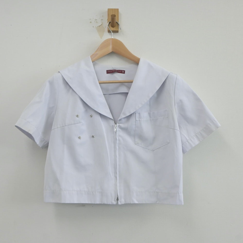 【中古】愛知県 安城市明祥中学校 女子制服 1点（セーラー服）sf022121