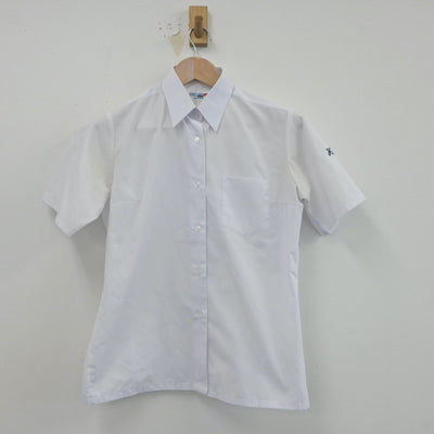 【中古】埼玉県 星野高等学校 女子制服 2点（シャツ・ニットベスト）sf022147