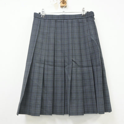 【中古】大阪府 金剛高等学校 女子制服 2点（ニットベスト・スカート）sf022159