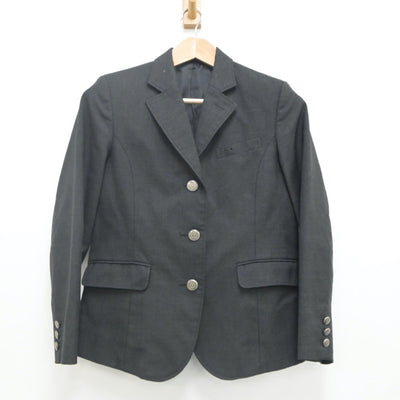 【中古】秋田県 ノースアジア大学明桜高等学校 女子制服 2点（ブレザー・スカート）sf022160