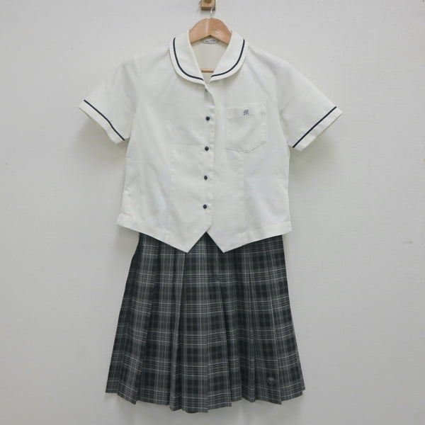 【中古制服】秋田県 ノースアジア大学明桜高等学校 女子制服 3点