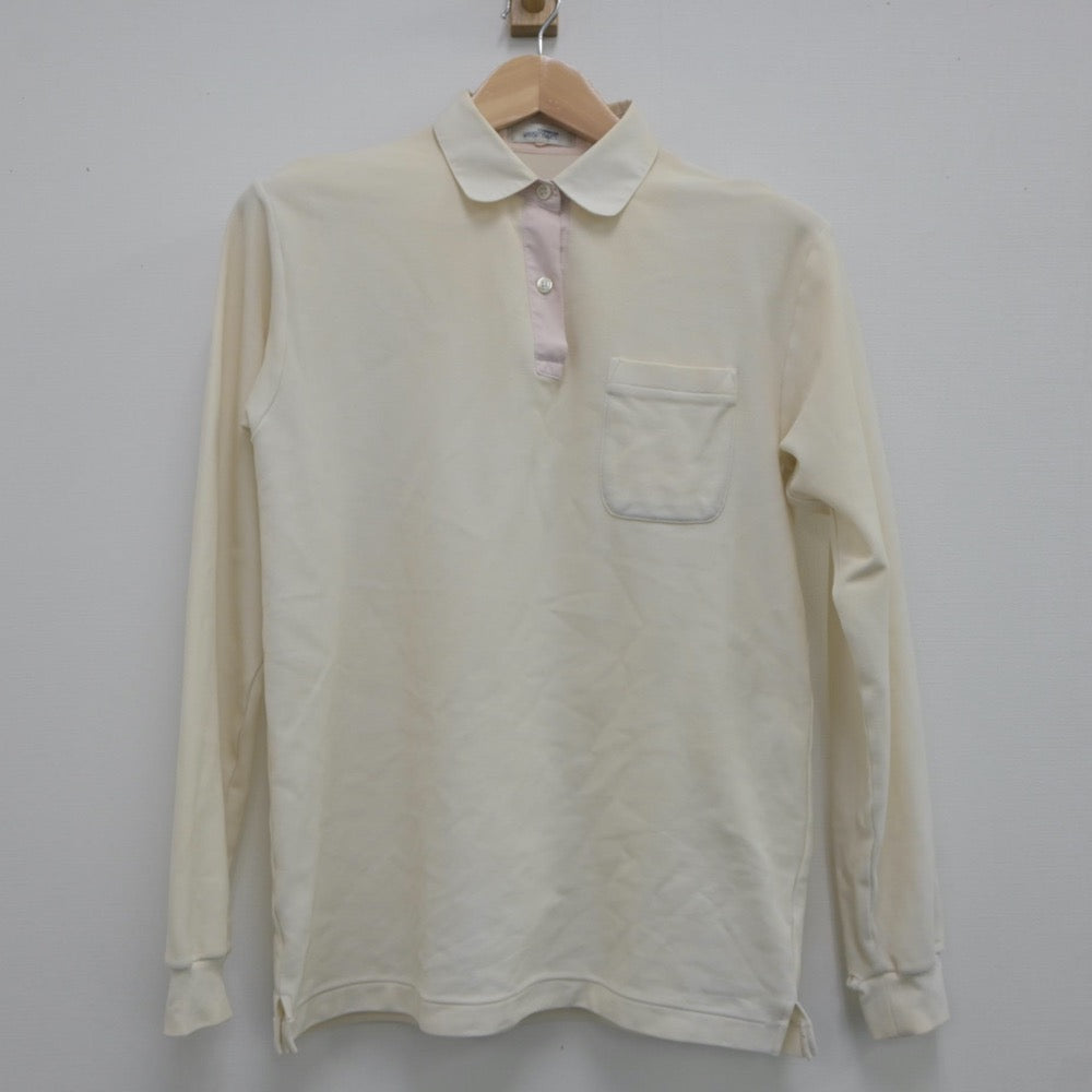 【中古】秋田県 ノースアジア大学明桜高等学校 女子制服 2点（ニット・シャツ）sf022163