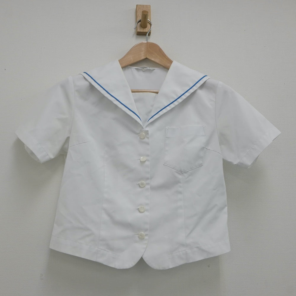 【中古】千葉県 鴨川中学校 女子制服 2点（セーラー服・スカート）sf022165