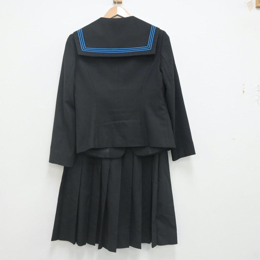 【中古】千葉県 鴨川中学校 女子制服 3点（セーラー服・スカート）sf022167