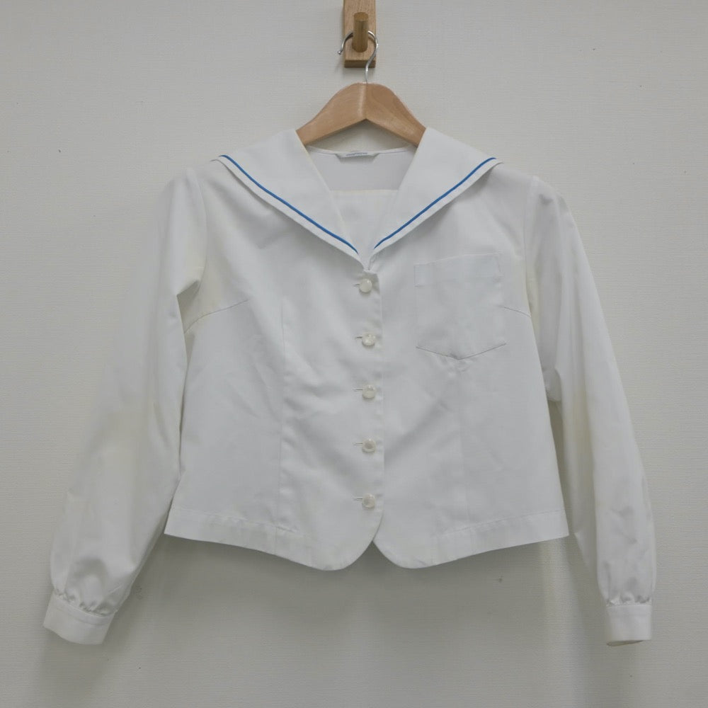 中古制服】千葉県 鴨川中学校 女子制服 2点（セーラー服