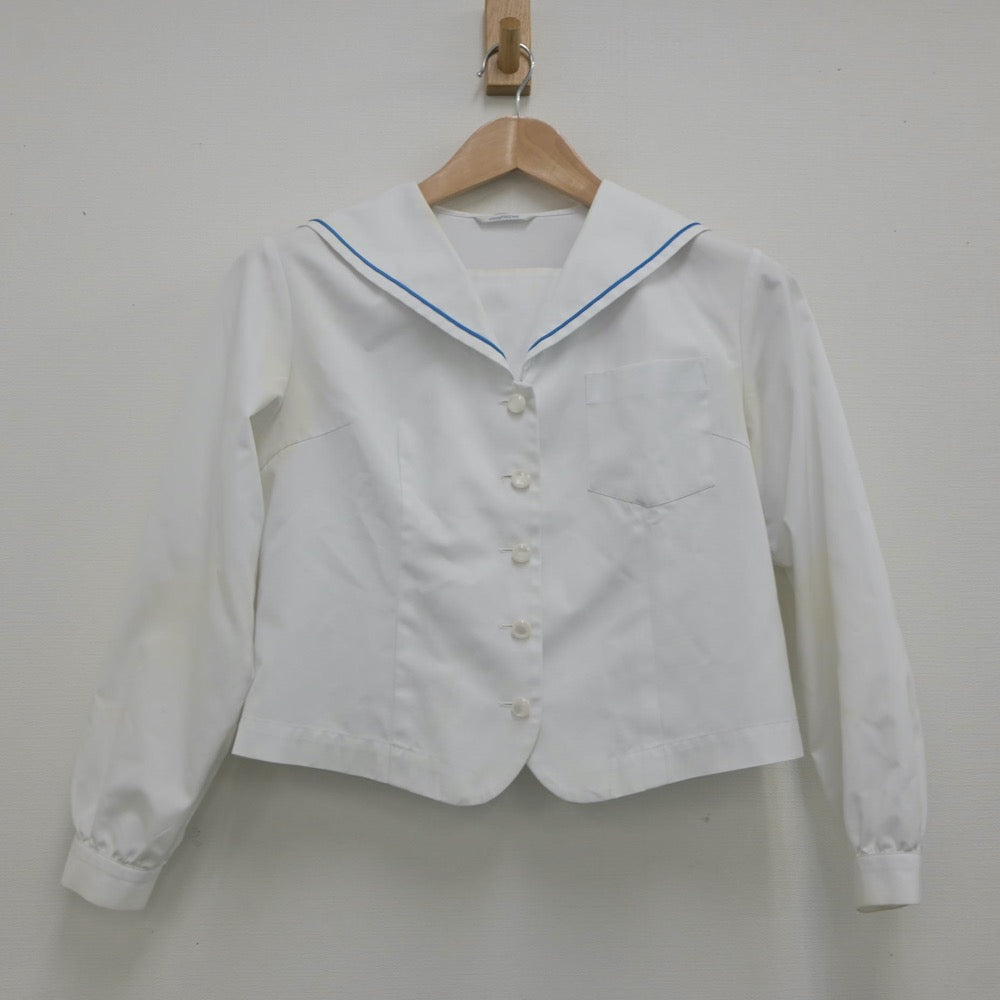 【中古】千葉県 鴨川中学校 女子制服 2点（セーラー服・スカート）sf022168