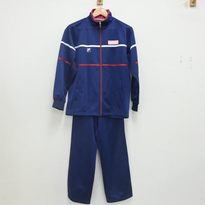 【中古】神奈川県 横浜翠陵高等学校 女子制服 2点（ジャージ 上・ジャージ 下）sf022177