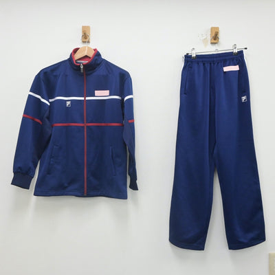 【中古】神奈川県 横浜翠陵高等学校 女子制服 2点（ジャージ 上・ジャージ 下）sf022177