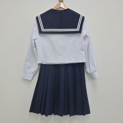 【中古】愛知県 犬山高等学校 女子制服 3点（セーラー服・セーラー服）sf022182