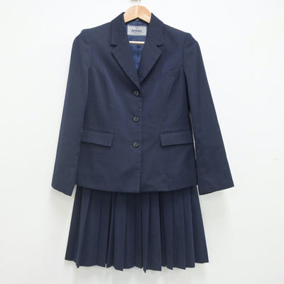 【中古】三重県 伊勢高等学校 女子制服 3点（ブレザー・スカート・スカート）sf022190