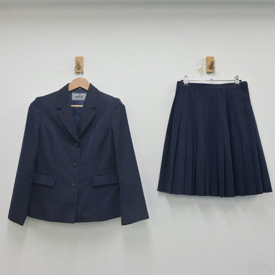 【中古】三重県 伊勢高等学校 女子制服 3点（ブレザー・スカート・スカート）sf022190