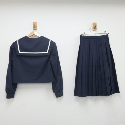 【中古】愛知県 大府高等学校 女子制服 4点（セーラー服・スカート）sf022202