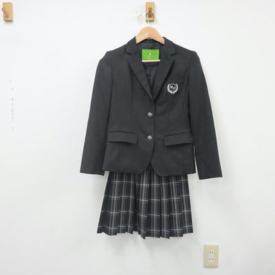 【中古】大阪府 山田高等学校 女子制服 3点（ブレザー・スカート）sf022214