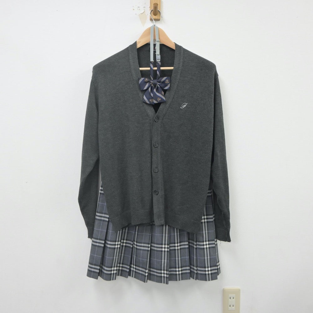 中古制服】東京都 深川高等学校 女子制服 4点（ブレザー・ニット・スカート）sf022215【リサイクル学生服】 | 中古制服通販パレイド