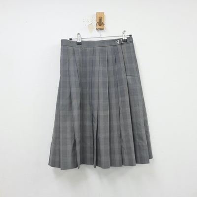 【中古】富山県 龍谷富山高等学校 女子制服 2点（ニット・スカート）sf022222