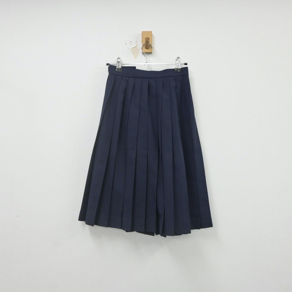 【中古】富山県 富山北部高等学校 女子制服 3点（ブレザー・ベスト・スカート）sf022224