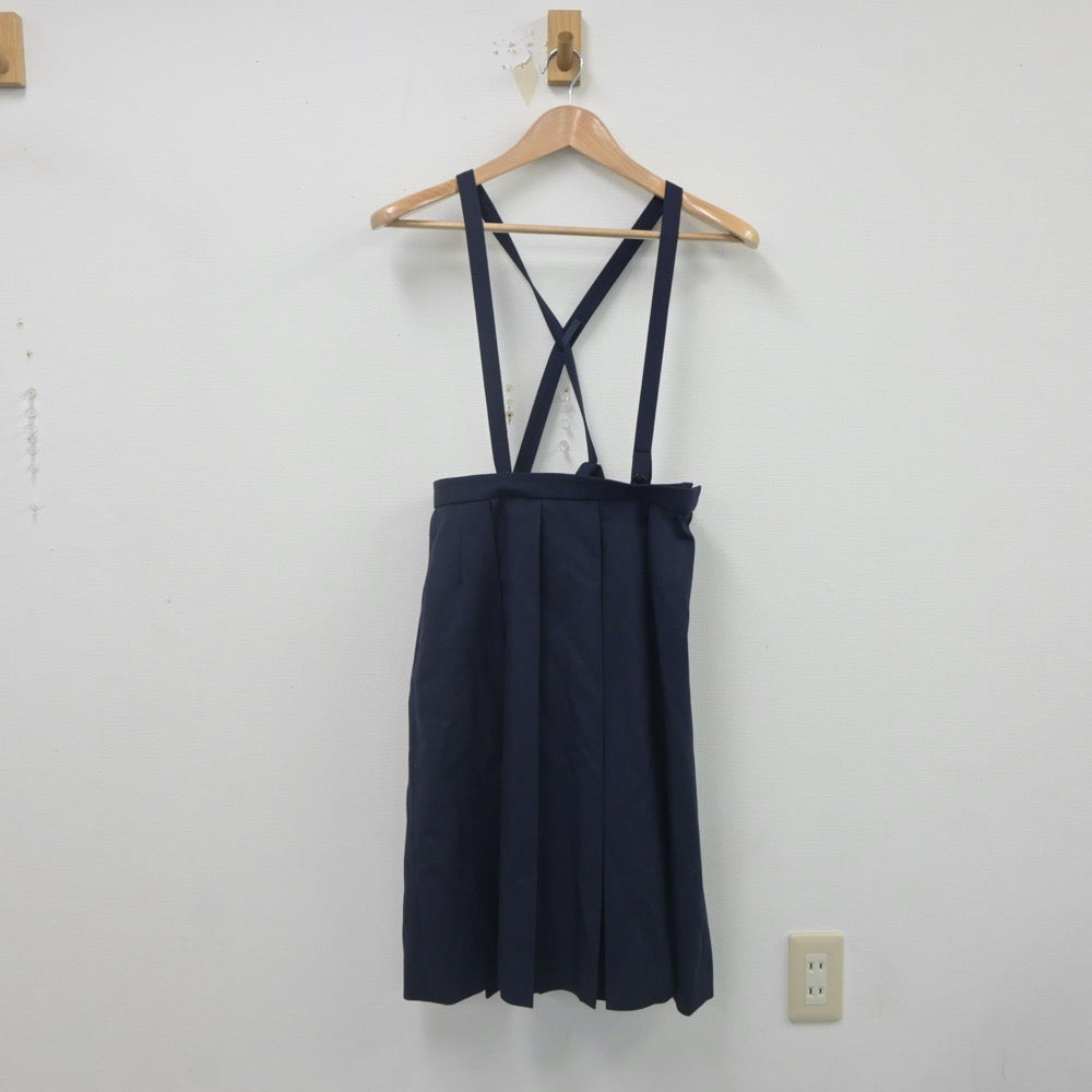 【中古】福島県 福島第四中学校 女子制服 3点（セーラー服・シャツ・スカート）sf022229