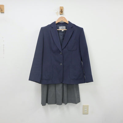 【中古】茨城県 取手第一高等学校 女子制服 4点（ブレザー・スカート）sf022235