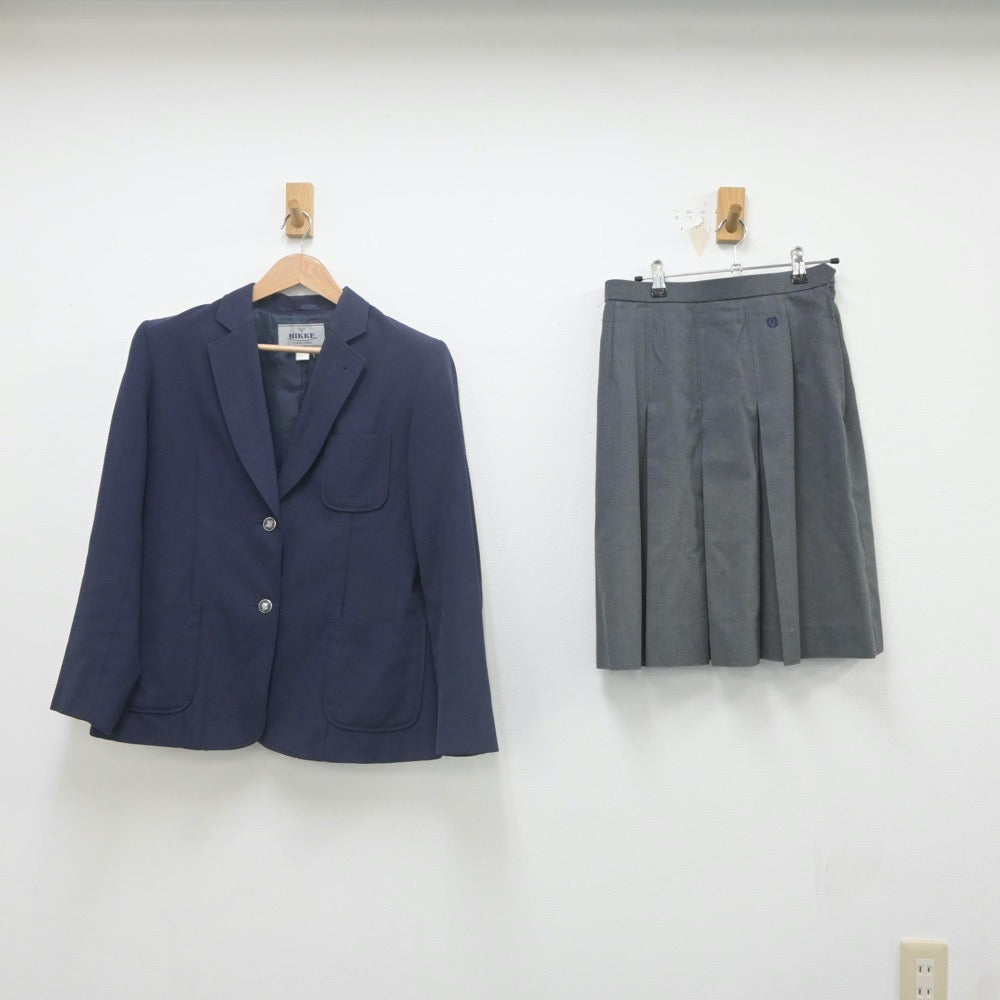 【中古】茨城県 取手第一高等学校 女子制服 4点（ブレザー・スカート）sf022235