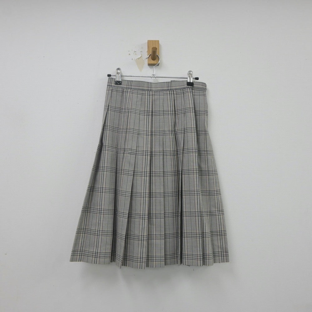 【中古】富山県 富山北部高等学校 女子制服 2点（セーラー服・スカート）sf022240