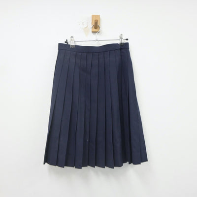 【中古】富山県 新湊南部中学校 女子制服 2点（セーラー服・スカート）sf022242