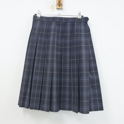 【中古】山口県 野田学園高等学校 女子制服 2点（ニットベスト・スカート）sf022256