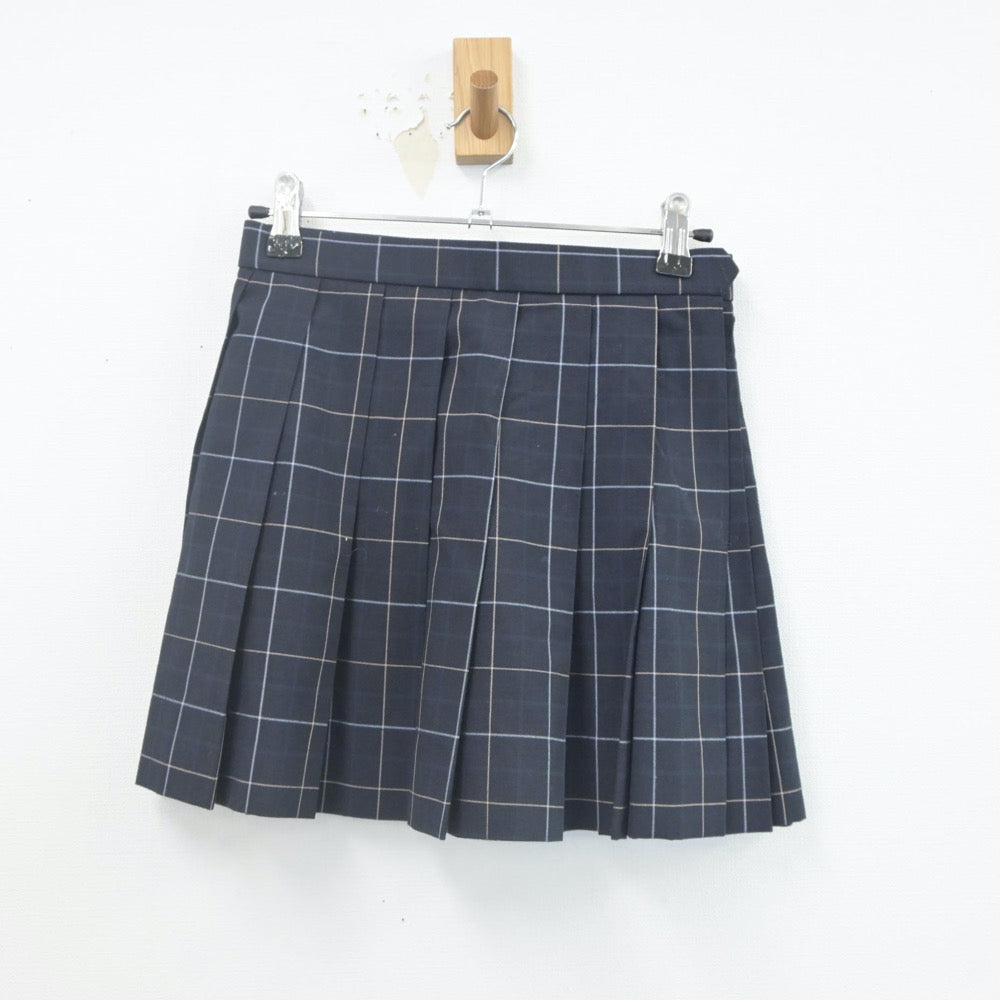 【中古】東京都 千歳丘高等学校 女子制服 2点（シャツ・スカート）sf022261