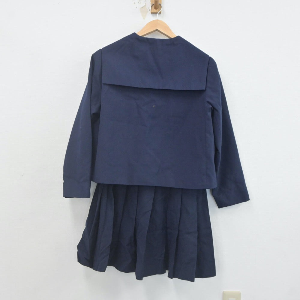 【中古】福島県 北信中学校 女子制服 2点（セーラー服・スカート）sf022275