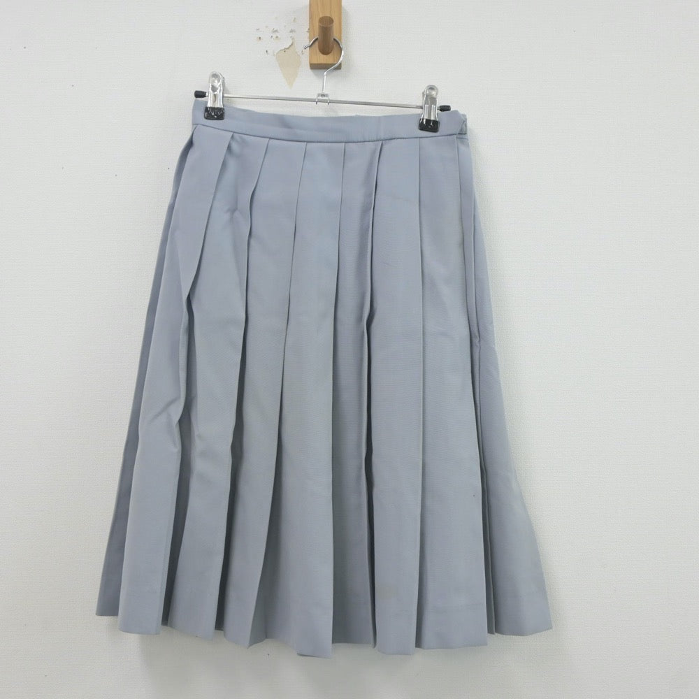 【中古】福島県 福島成蹊高等学校 女子制服 4点（ベスト・シャツ・スカート）sf022277