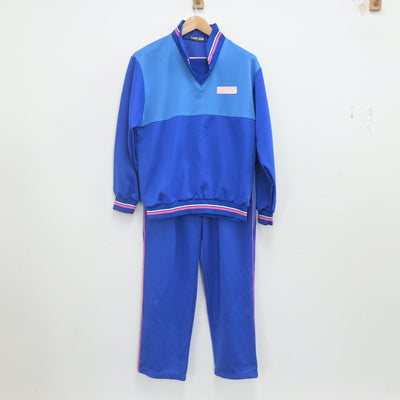 【中古】福島県 福島成蹊高等学校 女子制服 2点（ジャージ 上・ジャージ 下）sf022279