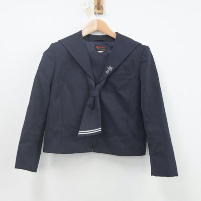 【中古】岡山県 岡山大安寺中等教育学校 女子制服 1点（セーラー服）sf022284