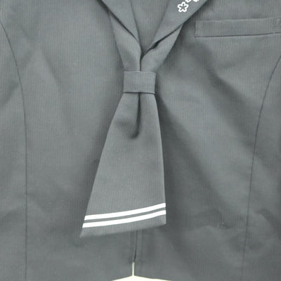 【中古】岡山県 岡山大安寺中等教育学校 女子制服 1点（セーラー服）sf022284