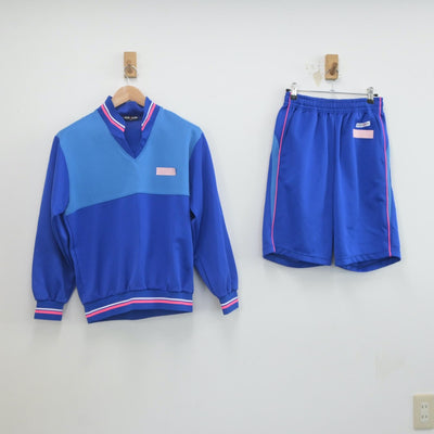 【中古】福島県 福島成蹊高等学校 女子制服 2点（ジャージ 上・体操服 下）sf022285