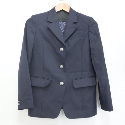 【中古】 学校名不明 女子制服 4点（ブレザー・スカート）sf022296